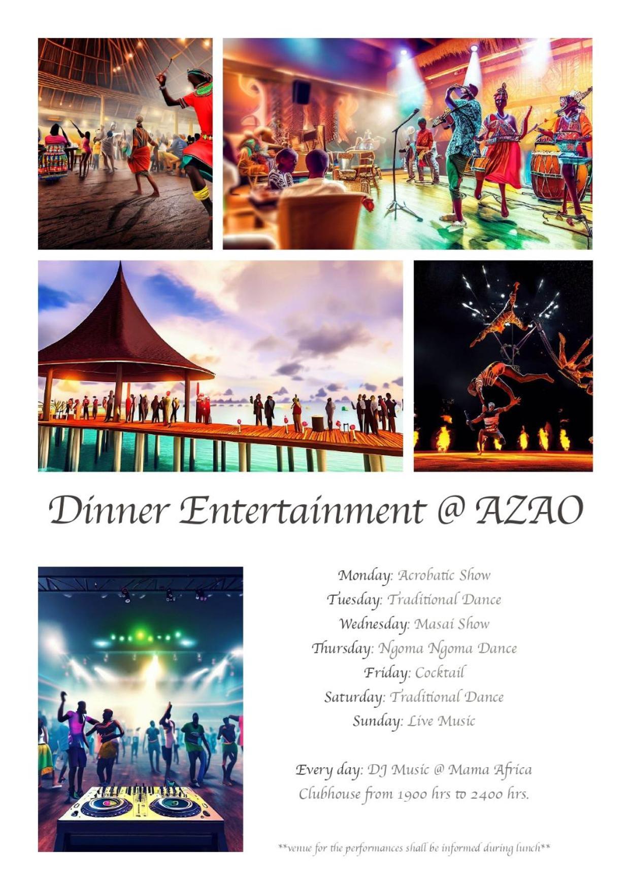 Azao Resort & Spa Pongwe Eksteriør billede